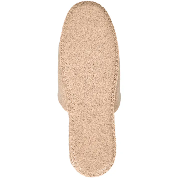 【CAINZ-DASH】トラスコ中山 かぶりプラットスリッパ ベージュ V-2002【別送品】