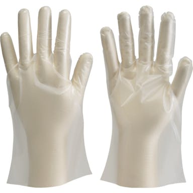 【CAINZ-DASH】トラスコ中山 ポリエチレン製使い捨て手袋　Ｌサイズ　（１００枚入） DPM-1833-L【別送品】
