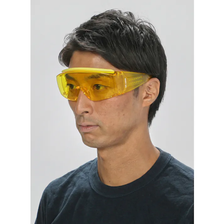 【CAINZ-DASH】トラスコ中山 一眼型セーフティグラス 上ひさしサイド付 GS-180N【別送品】