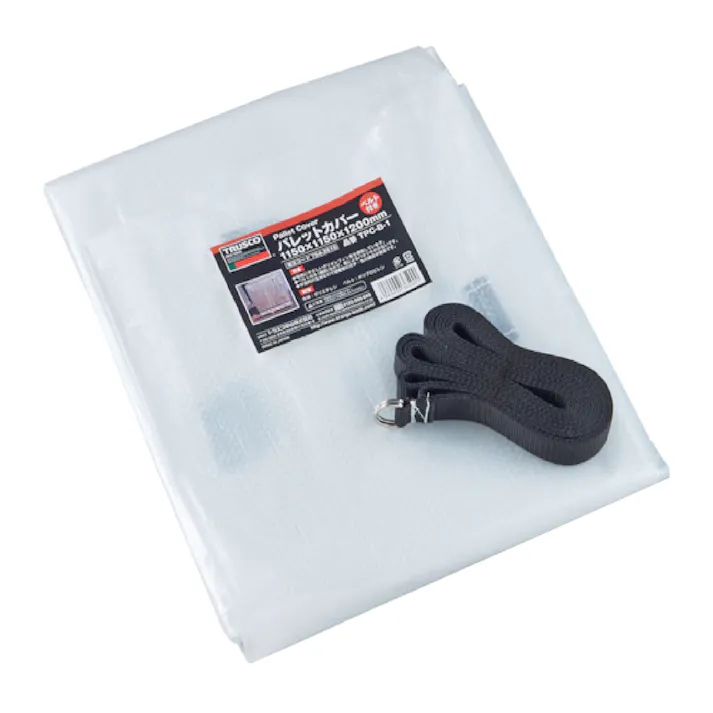 パレットカバー ベルト付 半透明 TPC-B-1 115cm 115cm 120cm