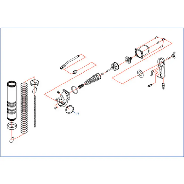 【CAINZ-DASH】トラスコ中山 グリスガン TAG508N用 バルブスプリング TAG508N019【別送品】
