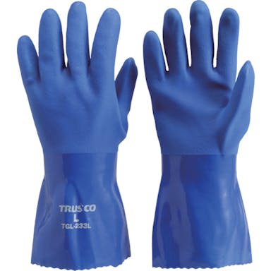 【CAINZ-DASH】トラスコ中山 耐油ビニール手袋　ロングタイプ　Ｍサイズ TGL-233M【別送品】