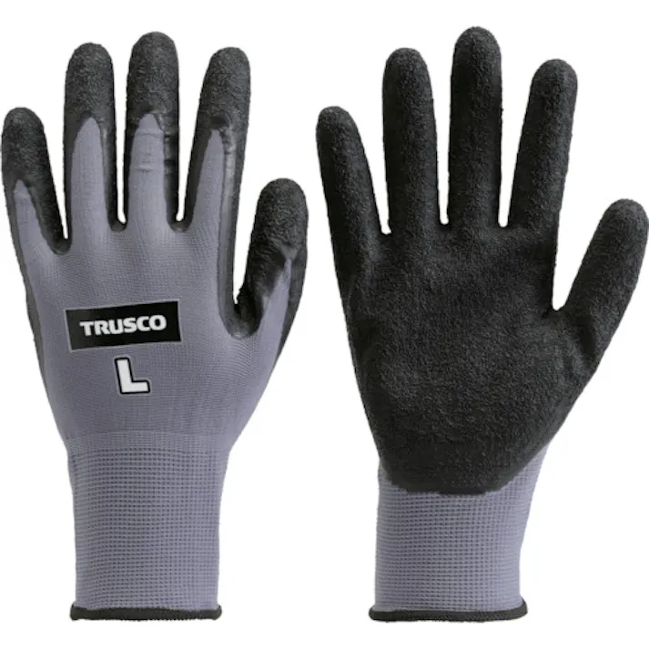 【CAINZ-DASH】トラスコ中山 グリップフィット手袋 天然ゴム Lサイズ TGL-250L【別送品】