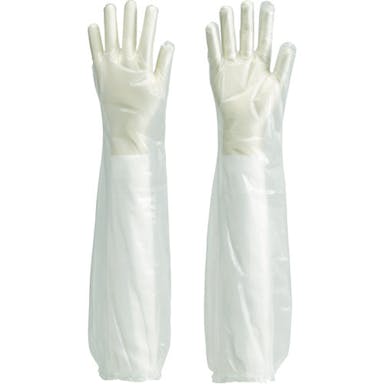 【CAINZ-DASH】トラスコ中山 使い捨てポリエチレンロング手袋　　（３０枚入）【別送品】