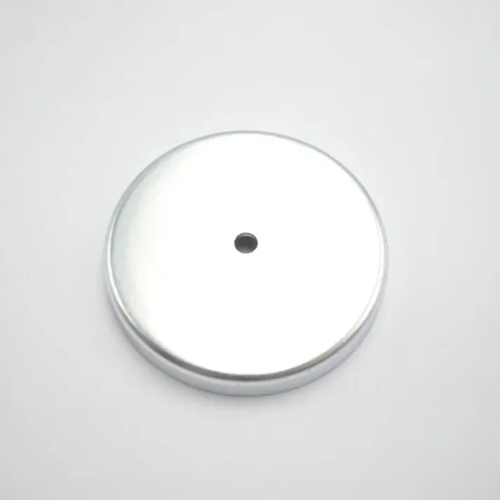 【CAINZ-DASH】トラスコ中山 キャップ付フェライト磁石 丸形穴あり 外径77mmX厚み11mm 1個入 TFC77RA-1P【別送品】