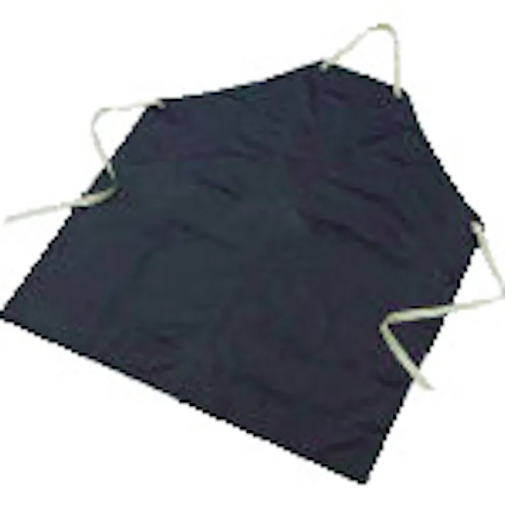 【CAINZ-DASH】トラスコ中山 抗菌ビニロン前掛胸当 ネイビー Lサイズ TVL-MK-B-L【別送品】