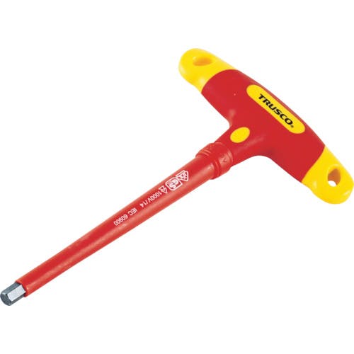 トラスコ中山 絶縁T型六角棒レンチ 10.0mm TZTR-100 絶縁六角棒レンチ トラスコ中山 絶縁T型六角棒レンチ 10.0mm TZTR-100 絶縁六角棒レンチ