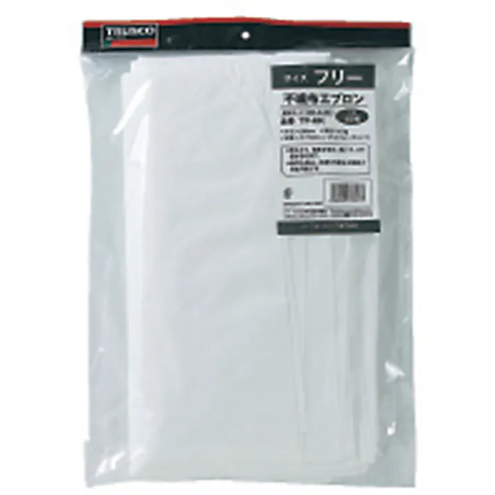 【CAINZ-DASH】トラスコ中山 不織布使い捨てエプロン (10枚入) TP-MK【別送品】