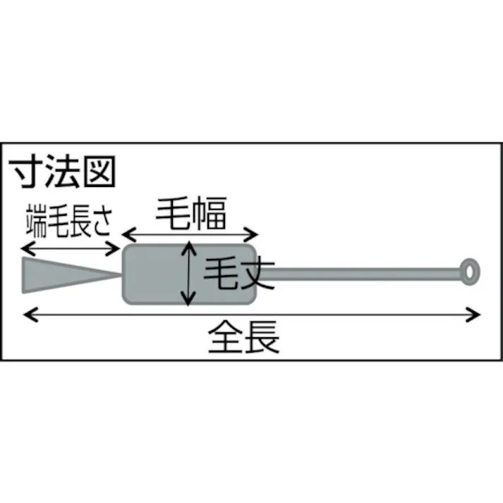 【CAINZ-DASH】トラスコ中山 理化学ブラシ 瓶洗い用 PBT(ポリブチレンテレフタレート)毛 ステンレス柄4号 TBP-S4P【別送品】