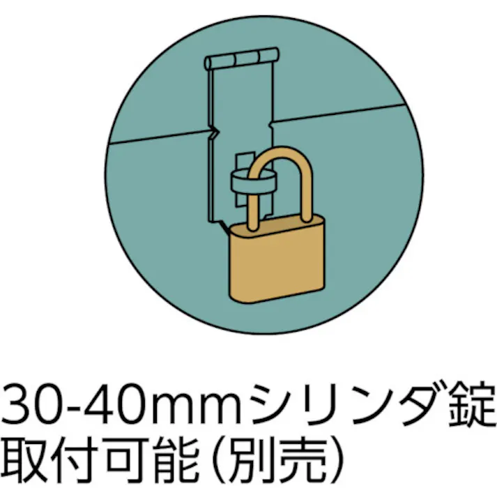 【CAINZ-DASH】トラスコ中山 中型車載用前扉付工具箱 中皿なし 500X330X280 F-502【別送品】