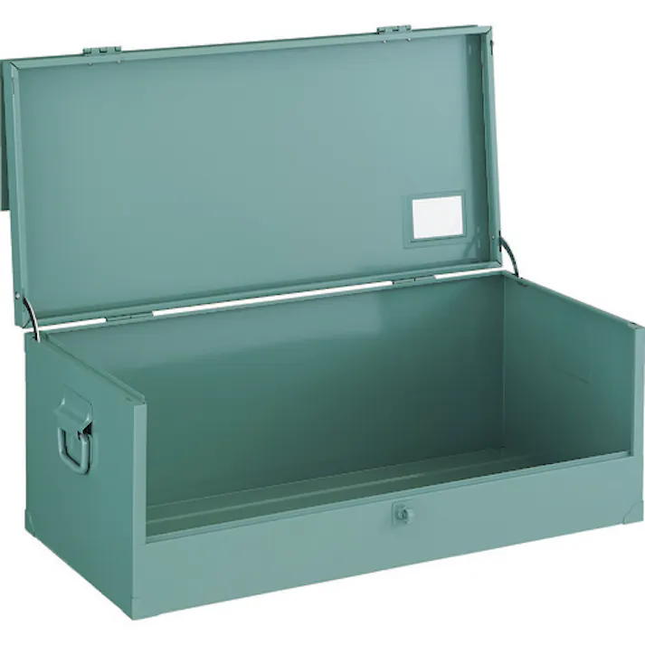 【CAINZ-DASH】トラスコ中山 中型車載用前扉付工具箱 中皿なし 700X330X280 F-702【別送品】