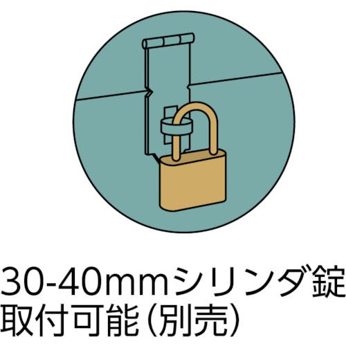 CAINZ-DASH】トラスコ中山 中型車載用前扉付工具箱 中皿なし