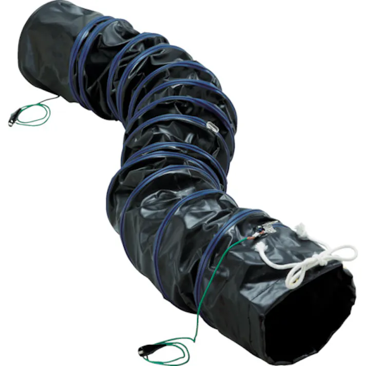 【CAINZ-DASH】トラスコ中山 フレキシブルダクト 帯電防止タイプ アース付 Φ320X長さ5m RFA-320【別送品】