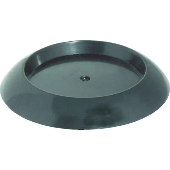 【CAINZ-DASH】トラスコ中山 キャスタ-用受け皿 64MM 黒 TUK630-BK【別送品】