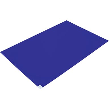 【CAINZ-DASH】トラスコ中山 粘着クリーンマット　６００Ｘ４５０ＭＭ　ブルー　（２０シート入） CM6045-20B【別送品】