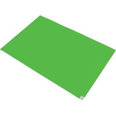 【CAINZ-DASH】トラスコ中山 粘着クリーンマット　６００Ｘ１２００ＭＭ　グリーン　（１０シート入） CM6012-10GN【別送品】