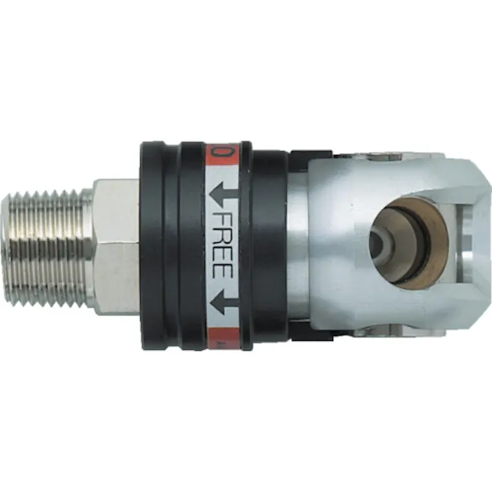 【CAINZ-DASH】トラスコ中山 オートロックスィングカップリング オネジ R1/4 TSC-22SM【別送品】