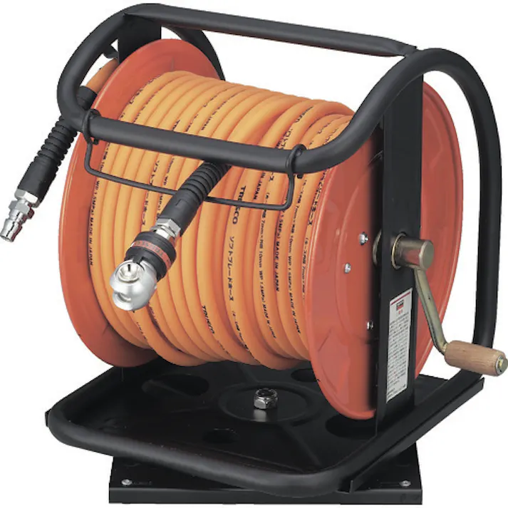 【CAINZ-DASH】トラスコ中山 C型エアーリール スィングカップリング付 7X10mm 30m巻 TAC-7-30N【別送品】