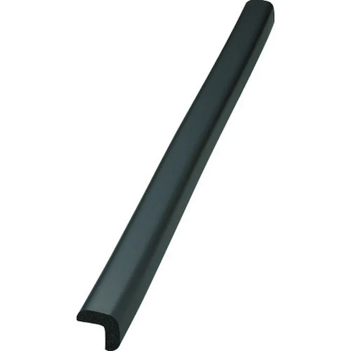 【CAINZ-DASH】トラスコ中山 安心クッション L字型 油面接着 細 1本入 ブラック TAC56YS【別送品】