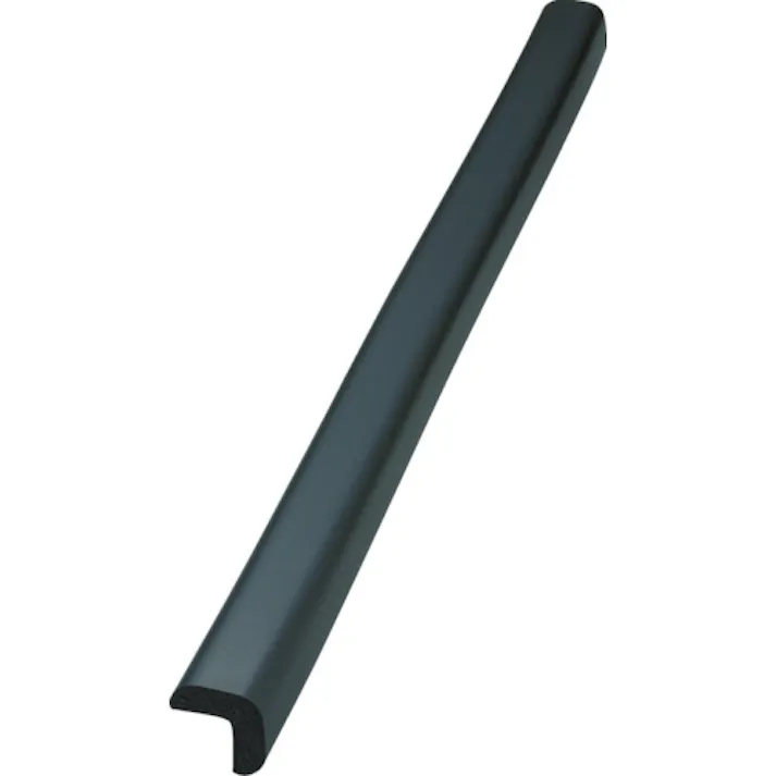 【CAINZ-DASH】トラスコ中山 安心クッション L字型 油面接着 極細 1本入 ブラック TAC64YS【別送品】