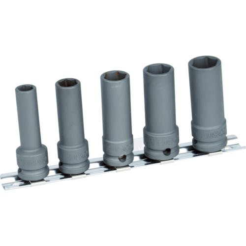 トラスコ中山 インパクト用ロングソケット5個組セット 差込角9.5mm T3-5LSET インパクト用ソケットセット トラスコ中山 インパクト用ロングソケット5個組セット 差込角9.5mm T3-5LSET インパクト用ソケットセット