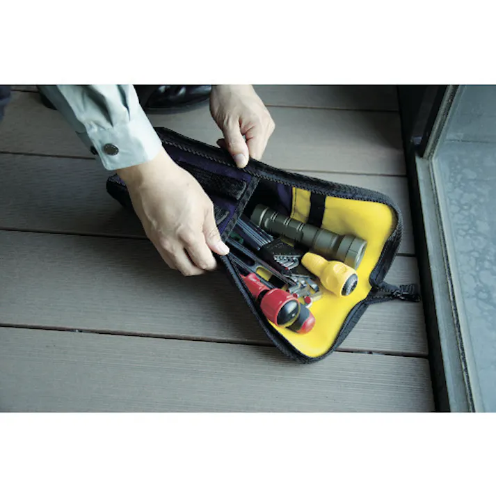 【CAINZ-DASH】トラスコ中山 3WAYツールケース KIRITS Mサイズ オリーブドラブX黒 T3TC-M-OD【別送品】