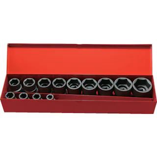 【CAINZ-DASH】トラスコ中山 インパクト用ソケット13個組セット 差込角12.7mm T4-13SET【別送品】