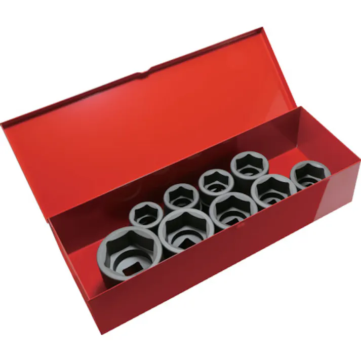 【CAINZ-DASH】トラスコ中山 インパクト用ソケット9個組セット 差込角19.0mm T6-9SET【別送品】