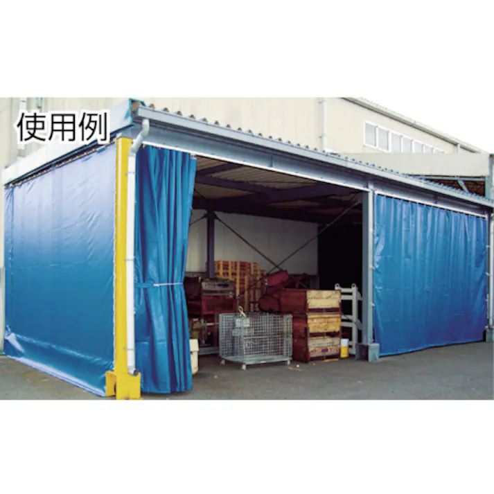 【CAINZ-DASH】トラスコ中山 ターポリンシート ホワイト 1800X2700 0.35mm厚 TPS1827-W【別送品】