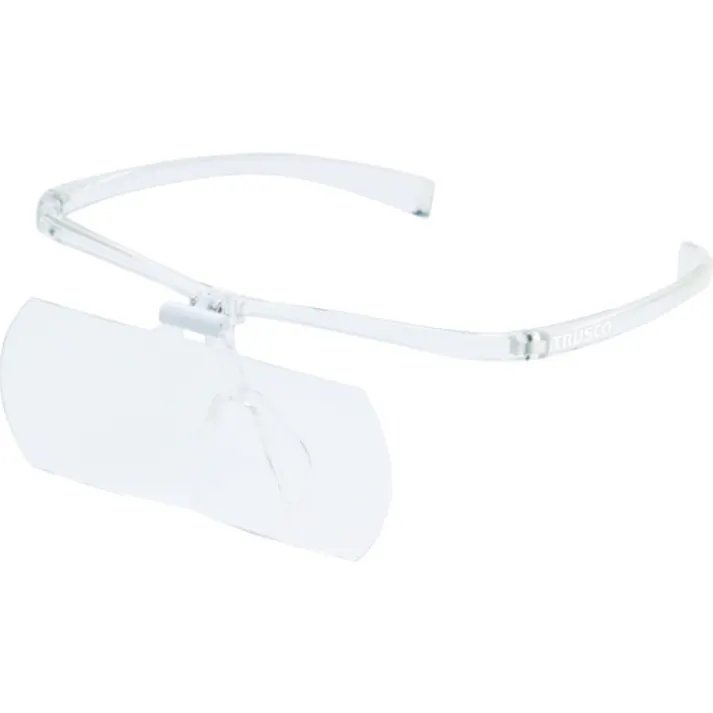 【CAINZ-DASH】トラスコ中山 双眼メガネルーペ1.6/2/2.3倍セット フレーム透明 TSM-SET-TM【別送品】