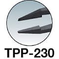 【CAINZ-DASH】トラスコ中山 プラスチック製ピンセット　１２０ｍｍ　先細型 TPP-230【別送品】