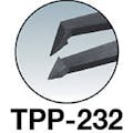 【CAINZ-DASH】トラスコ中山 プラスチック製ピンセット　１２０ｍｍ　先曲型 TPP-232【別送品】