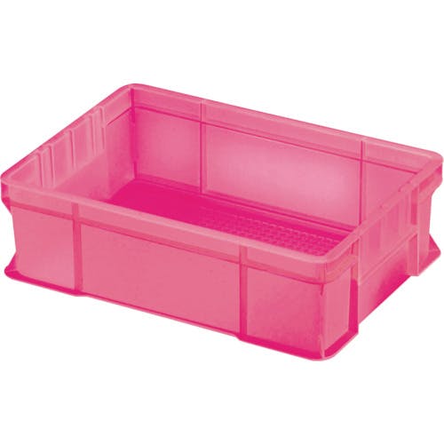 【CAINZ-DASH】トラスコ中山 ＴＴＣ型コンテナ　透明レッド TTC-1-R【別送品】