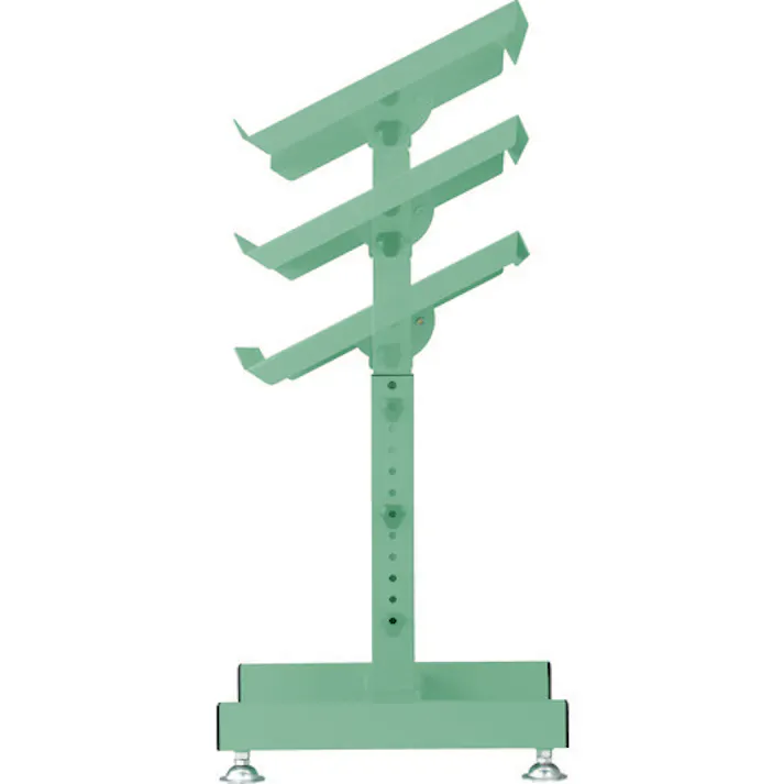 【CAINZ-DASH】トラスコ中山 ワークサポートスタンド ロック機構付昇降型 キャスター付 ヤンググリーン色 WS-2C-YG【別送品】