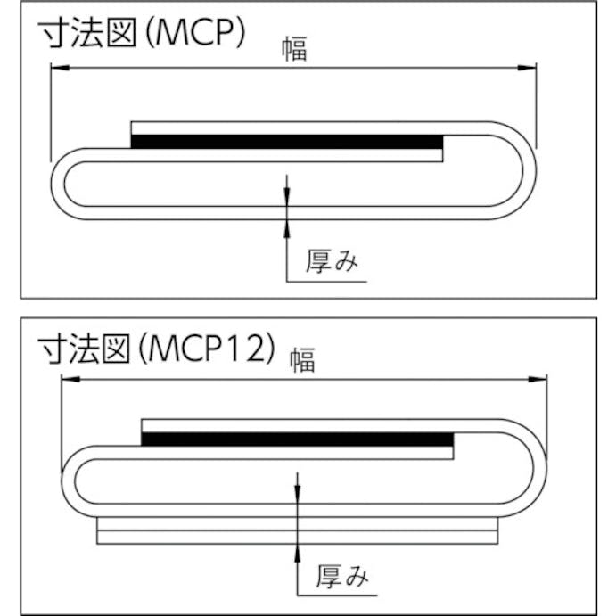 【CAINZ-DASH】トラスコ中山 コーナーパットベルト厚み１２ｍｍ幅１００ｍｍ　長さ４００ｍｍ MCP12-100【別送品】