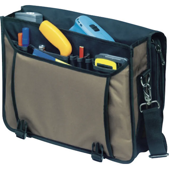 【CAINZ-DASH】トラスコ中山 ツール&書類バック 400X165X320 27ポケット TTB-420R【別送品】