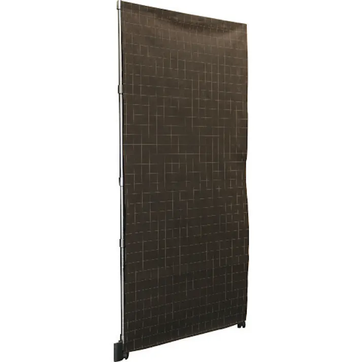 【CAINZ-DASH】トラスコ中山 マグネット式目隠しカーテン 900X1800mm ブラウン BC9018A-BR【別送品】