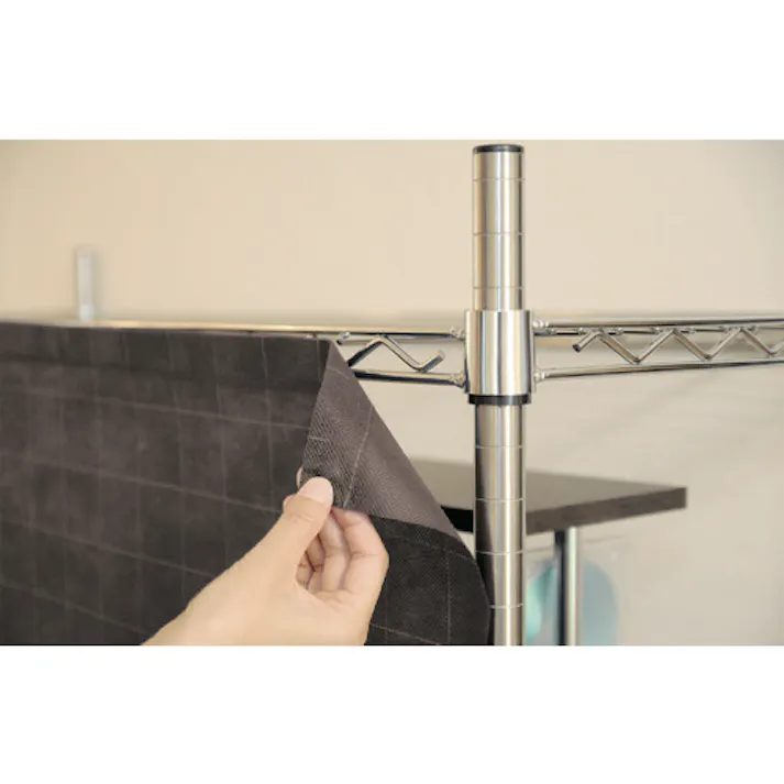 【CAINZ-DASH】トラスコ中山 マグネット式目隠しカーテン 900X1800mm ブラウン BC9018A-BR【別送品】