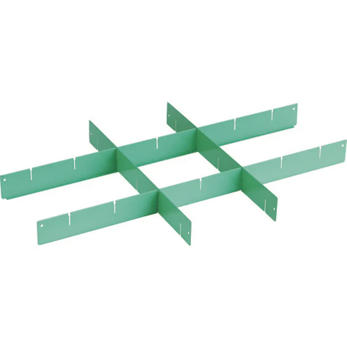 【CAINZ-DASH】トラスコ中山 ツールワゴン イーグル バーディワゴン深型仕切板 W600用 ホワイト EGW-S64FL-W【別送品】