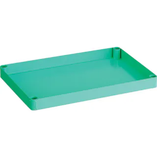 【CAINZ-DASH】トラスコ中山 ツールワゴン フェニックスワゴン 棚板 600X400 ヤンググリーン PEW-64T-YG【別送品】