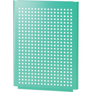 【CAINZ-DASH】トラスコ中山 スチール製ワゴン用パンチングパネル ツールワゴン フェニックスワゴン用 側面用 D500用 L ホワイト PEW-PN500L-W【別送品】