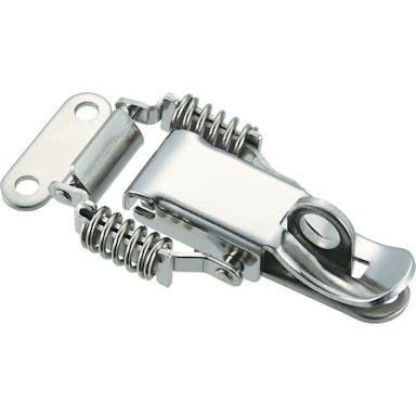 【CAINZ-DASH】パッチン錠　鍵穴付ばねタイプ・ステンレス製　２個入【別送品】
