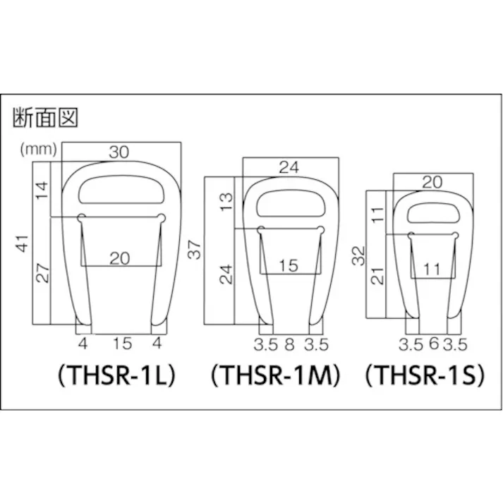 【CAINZ-DASH】トラスコ中山 H鋼ショックレスガードL 1m グレー THSR-1L-GY【別送品】