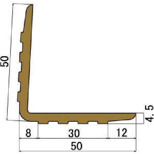 CAINZ-DASH】トラスコ中山 軟質塩ビコーナーガード 幅50mmX長さ1