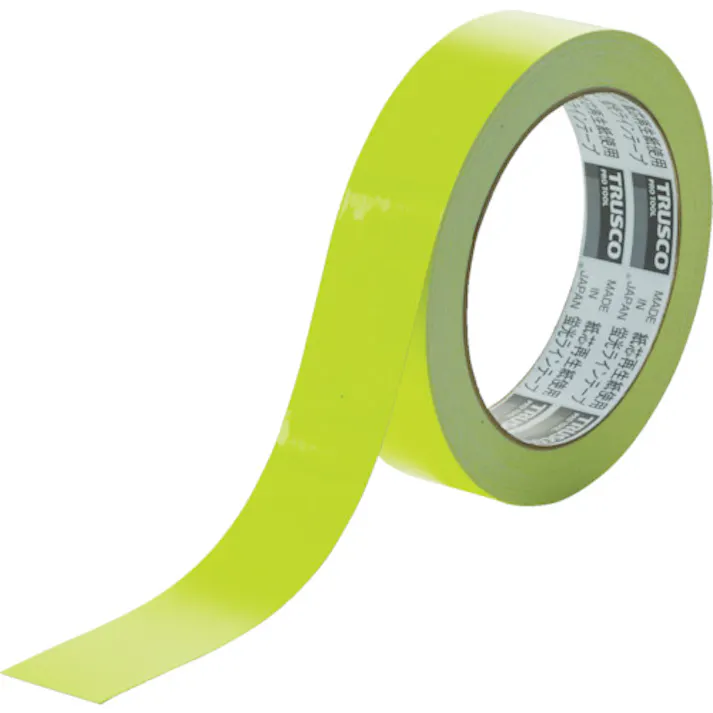 【CAINZ-DASH】トラスコ中山 蛍光ラインテープ25mmx10m イエロー TLK-2510Y【別送品】