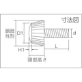 【CAINZ-DASH】トラスコ中山 化粧ビス　ＮＯ．１　白　Ｍ４×６　３０個入 B46-0406【別送品】