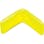 【CAINZ-DASH】トラスコ中山 アングルカバー５０角用　黄　２個入 TVL-50-2-Y【別送品】