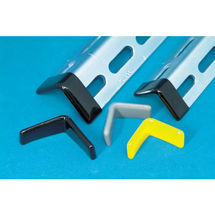 【CAINZ-DASH】トラスコ中山 アングルカバー50角用 黄 2個入 TVL-50-2-Y【別送品】