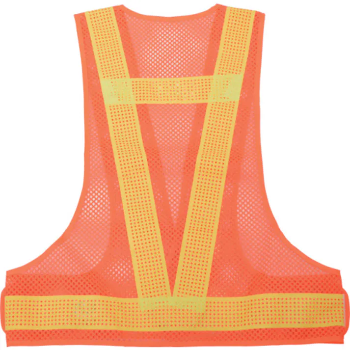 【CAINZ-DASH】トラスコ中山 メッシュ安全ベスト オレンジ*シルバー TMV-OS【別送品】