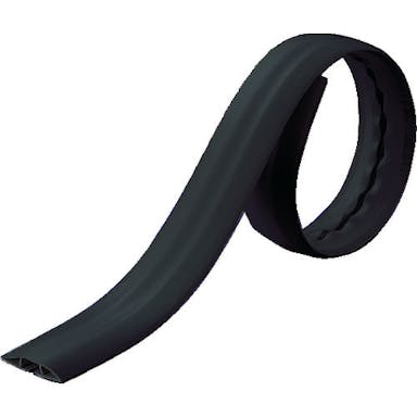 【CAINZ-DASH】トラスコ中山 ソフトケーブルプロテクター　１０ＸＷ５０．８Ｘ１Ｍブラック【別送品】